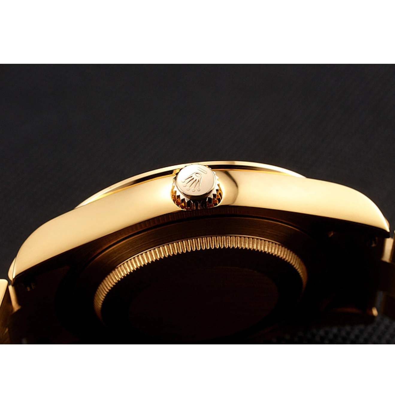 Aaa replica watch Diamond 1454099 Day-Date Rolex Dial Gold Swiss Bezel Bracelet Champagne 0614